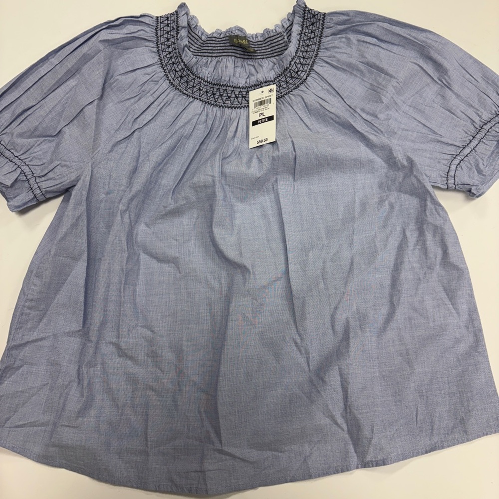 Style & Co. Light Blue Blouse